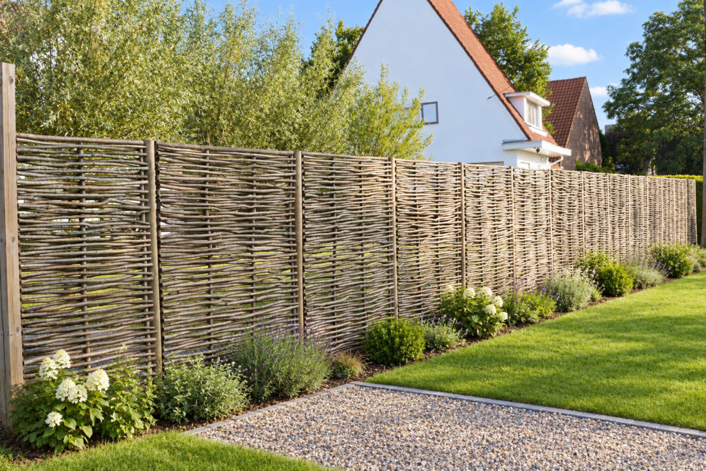 Forest Avenue woven hazel garden panels