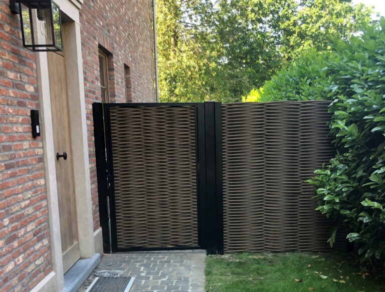 Double-weave garden gate
